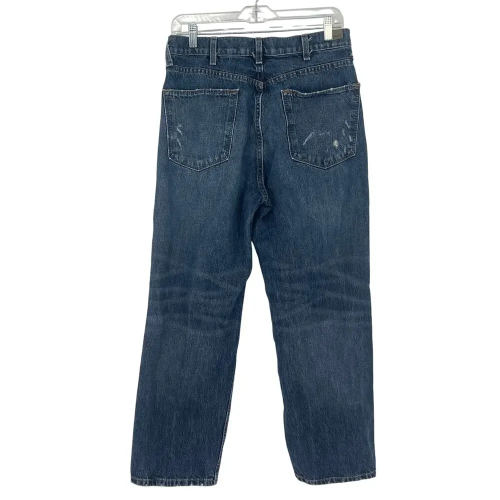 Ariat Distressed Straight Dark Wash‎ Men's Jeans Size 30